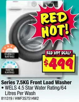 JB Hi-Fi Series 7.5KG Front Load Washer offer