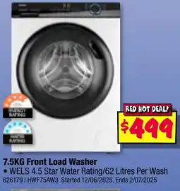 JB Hi-Fi 7.5KG Front Load Washer offer