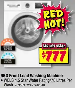 JB Hi-Fi 9KG Front Load Washing Machine offer