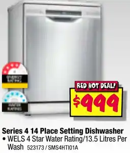 JB Hi-Fi Series 4 14 Place Setting Dishwasher offer