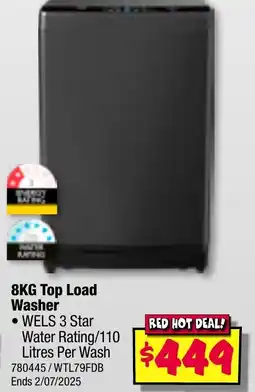 JB Hi-Fi 8KG Top Load Washer offer