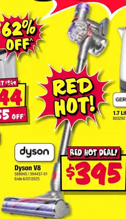JB Hi-Fi Dyson V8 offer