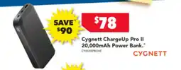Harvey Norman Cygnett ChargeUp Pro II 20,000mAh Power Bank offer