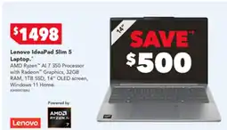 Harvey Norman Lenovo IdeaPad Slim 5 Laptop offer