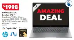Harvey Norman HP OmniBook X Copilot+ PC offer