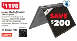 Harvey Norman Lenovo IdeaPad Copilot+ 2-in-1 Laptop offer