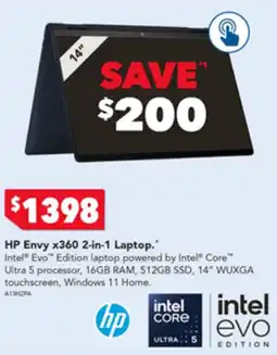 Harvey Norman HP Envy x360 2-in-1 Laptop offer