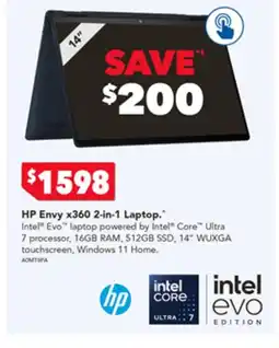 Harvey Norman HP Envy x360 2-in-1 Laptop offer