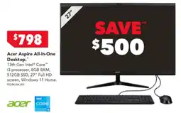 Harvey Norman Acer Aspire All-In-One Desktop offer