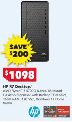 Harvey Norman HP R7 Desktop offer