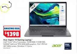 Harvey Norman Acer Aspire 14 Gaming Laptop offer