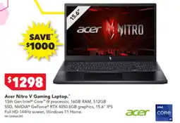 Harvey Norman Acer Nitro V Gaming Laptop offer