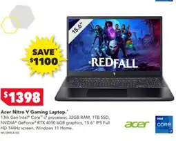 Harvey Norman Acer Nitro V Gaming Laptop offer
