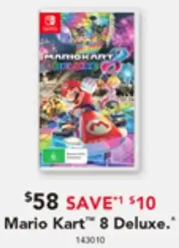 Harvey Norman Mario Kart 8 Deluxe offer