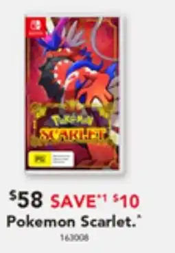 Harvey Norman Pokemon Scarlet offer