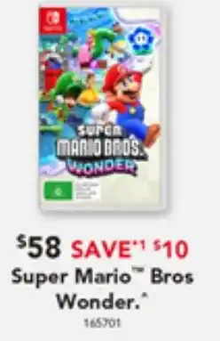 Harvey Norman Super mario bros wonder offer