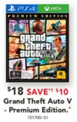 Harvey Norman Grand Theft Auto V - Premium Edition offer
