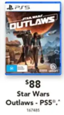 Harvey Norman Star Wars Outlaws - PS5 offer