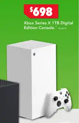 Harvey Norman Xbox Series X 1TB Digital Edition Console offer