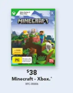 Harvey Norman Minecraft - Xbox offer