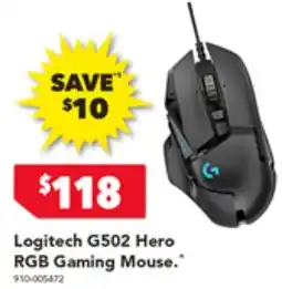 Harvey Norman Logitech G502 Hero offer
