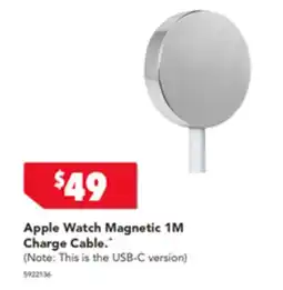 Harvey Norman Apple Watch Magnetic 1M Charge Cable offer