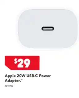 Harvey Norman Apple 20W USB-C Power Adapter offer