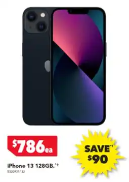 Harvey Norman iPhone 13 128GB offer