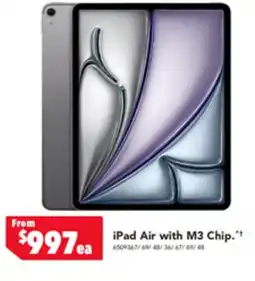 Harvey Norman iPad Air with M3 Chip offer
