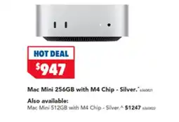 Harvey Norman Mac Mini 512GB with M4 Chip - Silver offer