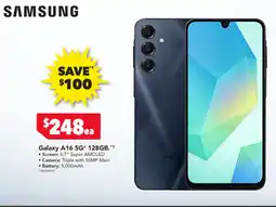 Harvey Norman Galaxy A16 5G 128GB offer