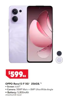 Harvey Norman OPPO Reno 13 F 5G* 256GB offer