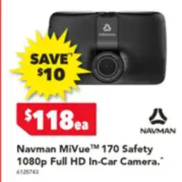 Harvey Norman Navman MiVue™ 170 Safety 1080p Full HD In-Car Camera offer