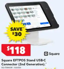 Harvey Norman Square EFTPOS Stand USB-C Connector (2nd Generation) offer