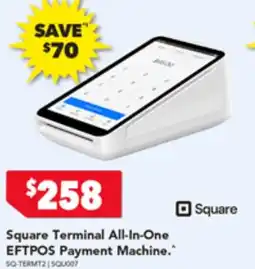 Harvey Norman Square Terminal All-In-One EFTPOS Payment Machine." offer