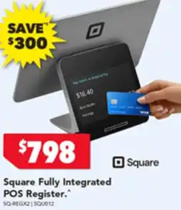 Harvey Norman Square Fully Integrated POS Register offer