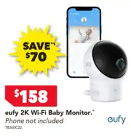 Harvey Norman eufy 2K Wi-Fi Baby Monitor offer