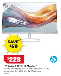 Harvey Norman HP Series 5 27" FHD Monitor offer