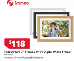 Harvey Norman FotoStream 7" Frameo Wi-Fi Digital Photo Frame offer