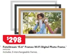 Harvey Norman FotoStream 10.1" Frames Wi-Fi Digital Photo Frame. FotoStream 15.6" Frameo Wi-Fi Digital Photo Frame offer