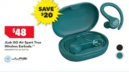 Harvey Norman JLab GO Air Sport True Wireless Earbuds offer