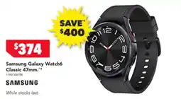 Harvey Norman Samsung Galaxy Watch6 Classic 47mm offer