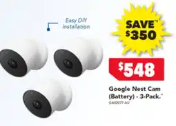 Harvey Norman Google Nest Cam (Battery) - 3-Pack offer