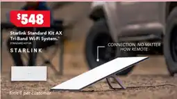 Harvey Norman Starlink Standard Kit AX Tri-Band Wi-Fi System offer