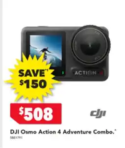 Harvey Norman DJI Osmo Action 4 Adventure Combo offer
