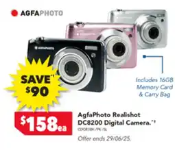 Harvey Norman AgfaPhoto Realishot DC8200 Digital Camera offer