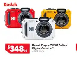 Harvey Norman Kodak Pixpro WPZ2 Action $348ea Digital Camera offer