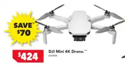 Harvey Norman DJI Mini 4K Drone offer
