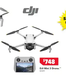 Harvey Norman DJI Mini 3 Drone offer