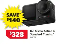 Harvey Norman DJI Osmo Action 4 Standard Combo offer